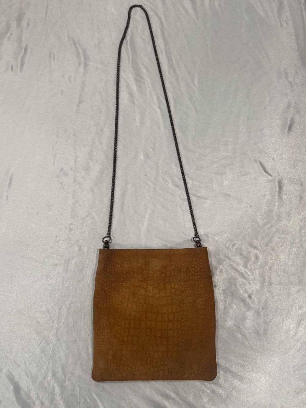 Free People Chain Shoulder Bag Slouchy Boho Magnetic Clasp